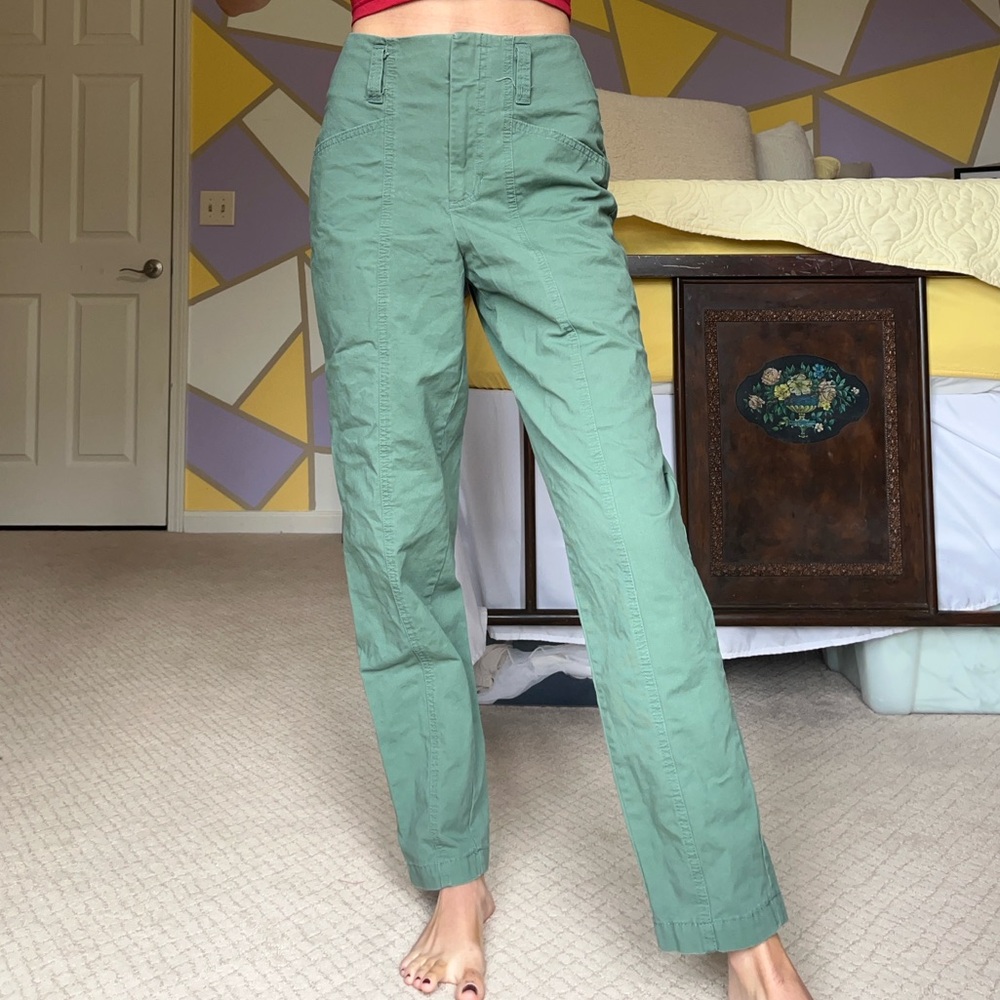 Green cargo pants